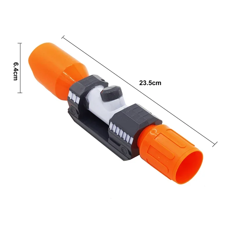 Objetivo de tiro auxiliar de plástico para modificar juguetes, mira óptica de práctica al aire libre, pistola de juguete, accesorio de objetivo