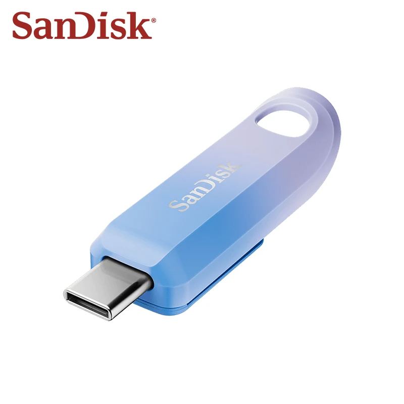 SanDisk Creator Retractable Type-C USB Flash Drive CZ75C - Compact, Portable Large-Capacity, High-Speed, Durable Metal USB Drive