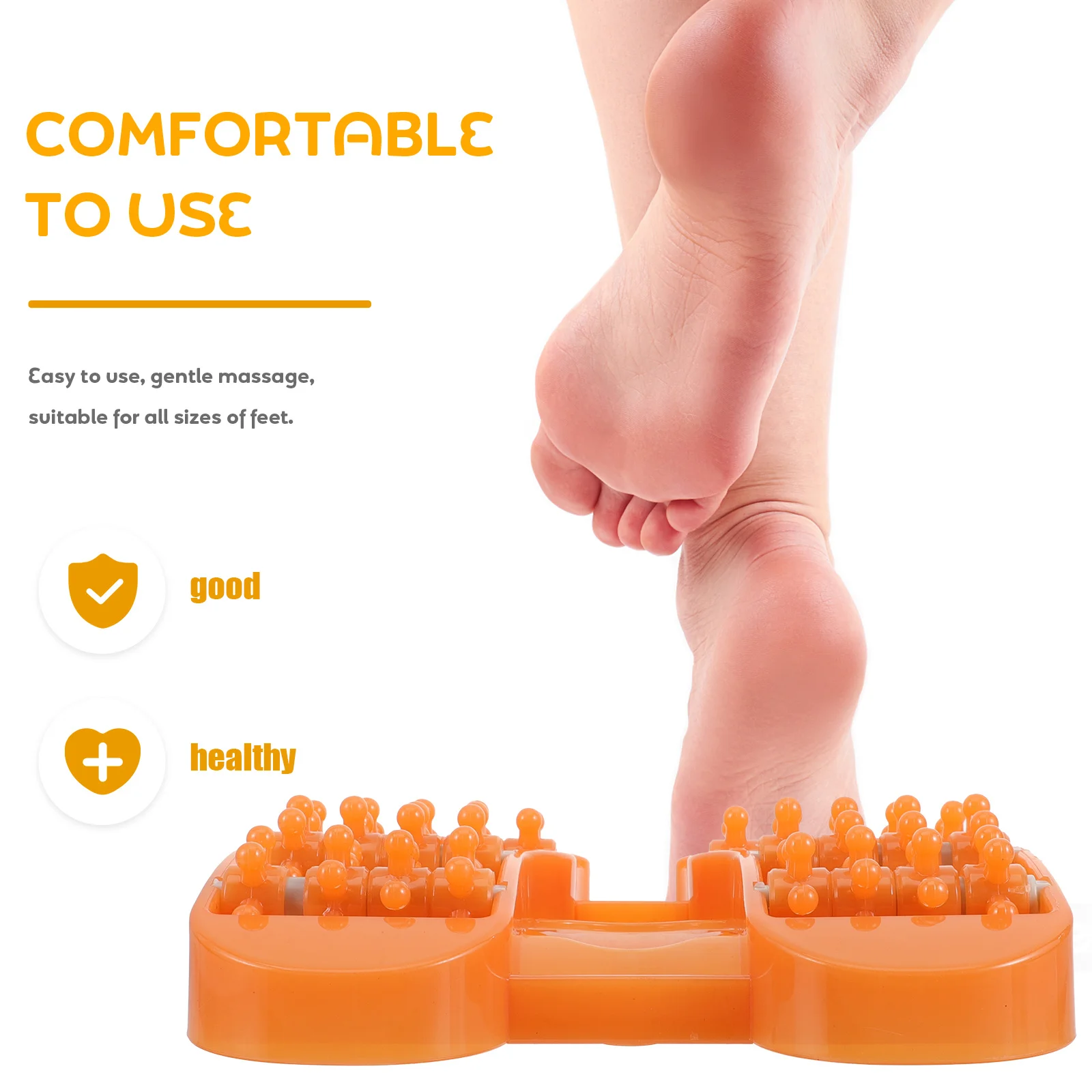 

Портативный пластик для ног, ручной массажный инструмент, компактный дизайн, удобный для путешествий, гладкая поверхность, массажер для ног