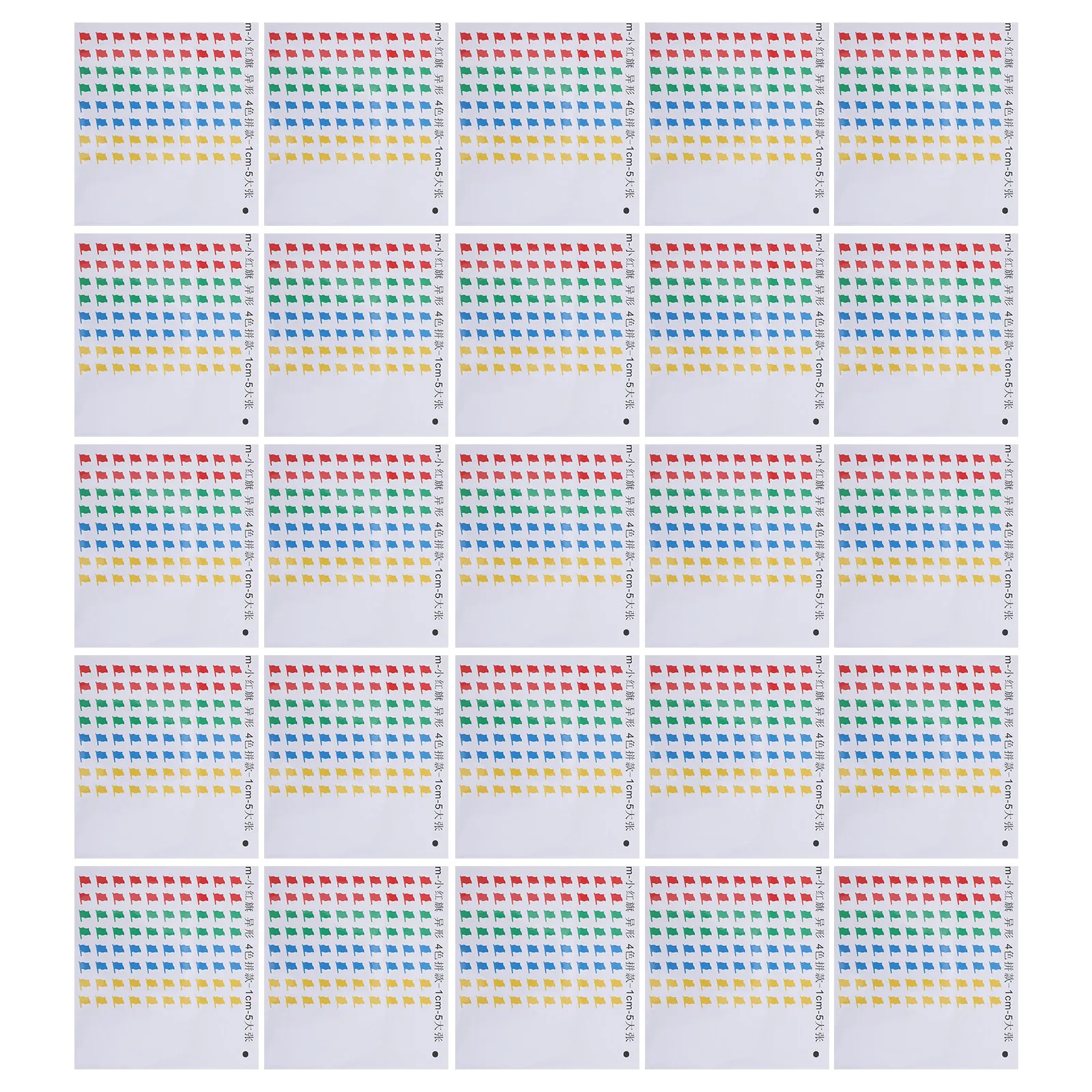 

400Pcs Map Marker Stickers Removable Colored Labels Self Adhesive Location Markers for Travel Planning Classroom Geography World