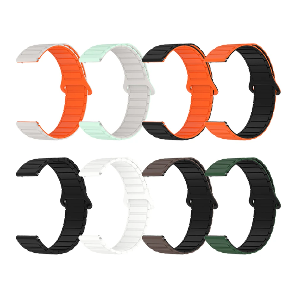 20mm 22mm cinturino morbido in silicone per Garmin Venu Sq 3 2 Vivoactive 4 5 6 braccialetto magnetico sostitutivo Forerunner 570 165 255 265 bande