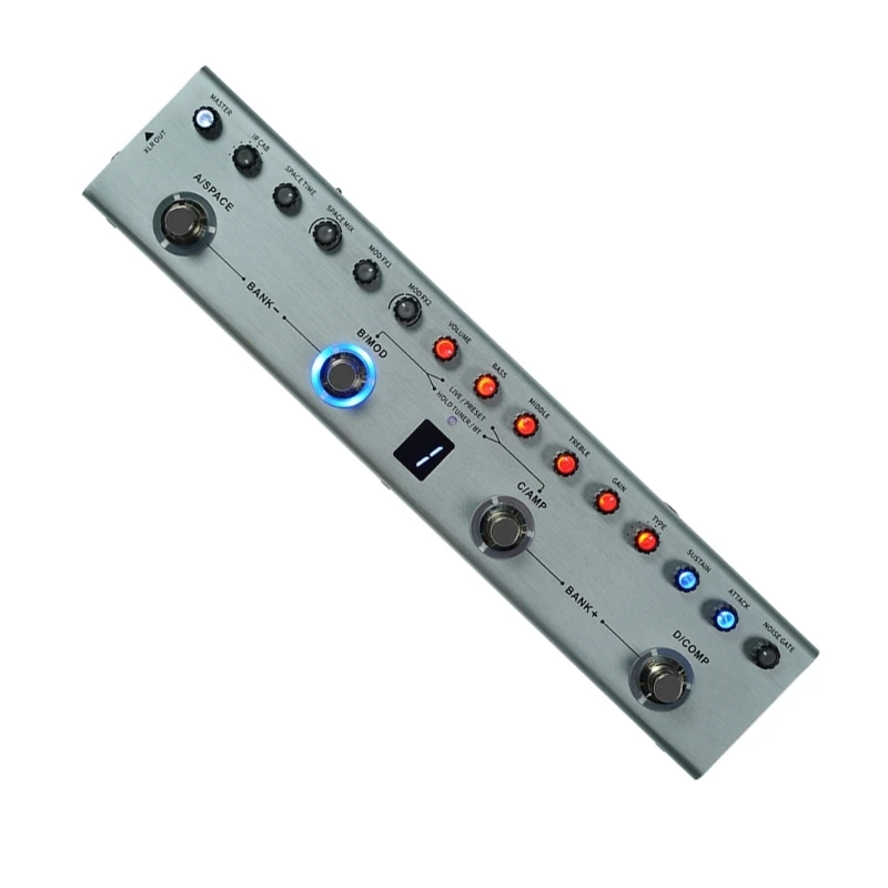 Guitar Multi Effects Pedal 3 Band Equalizers Balanced Output 3 Delays 3 Reverbs Guitar Effects Pedal Guitar Accessories