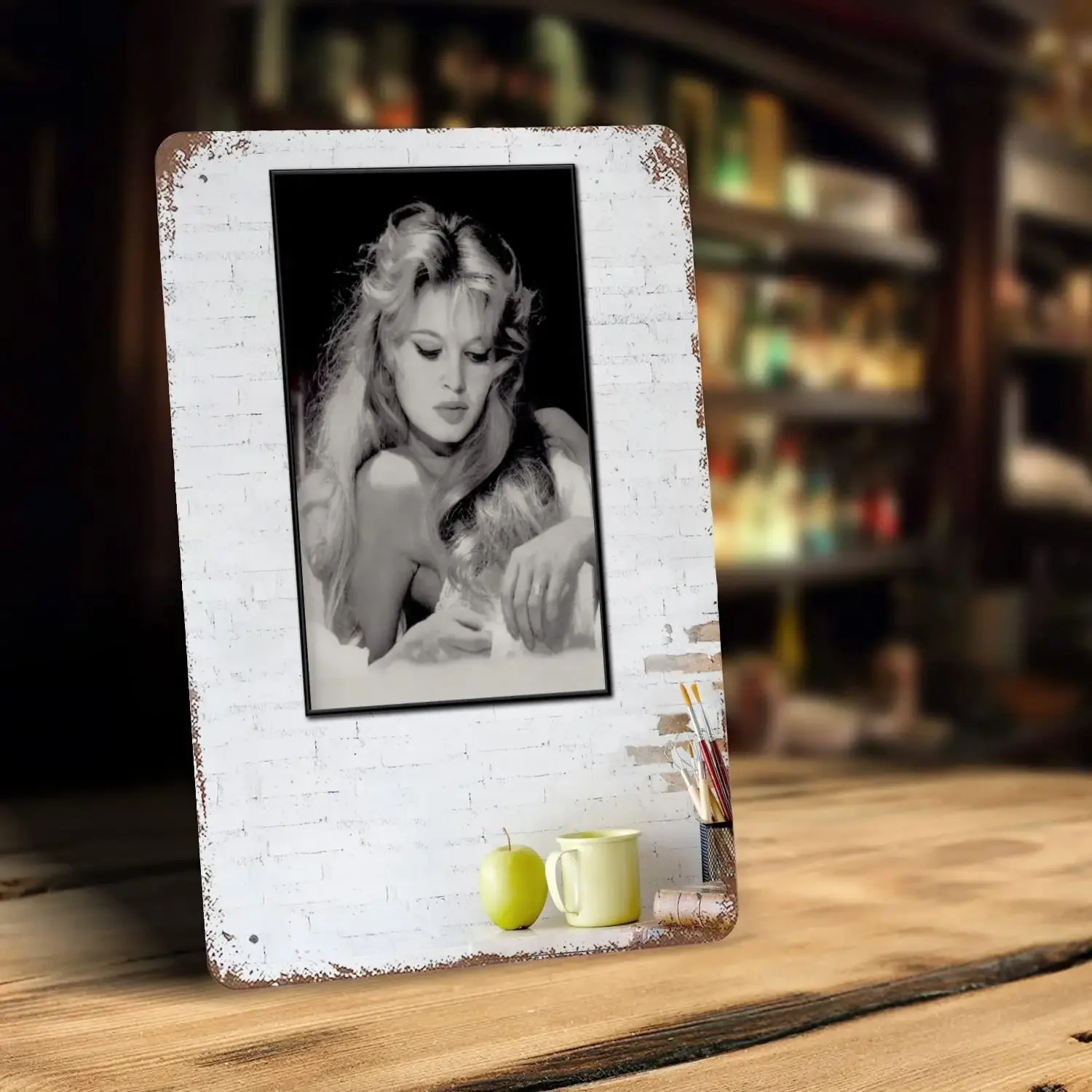 bridget bardot actor producer  Signs wall decor Vintage Tin Signs Captain Metal Poster Decor for Bar Pub Club Wall Decoration