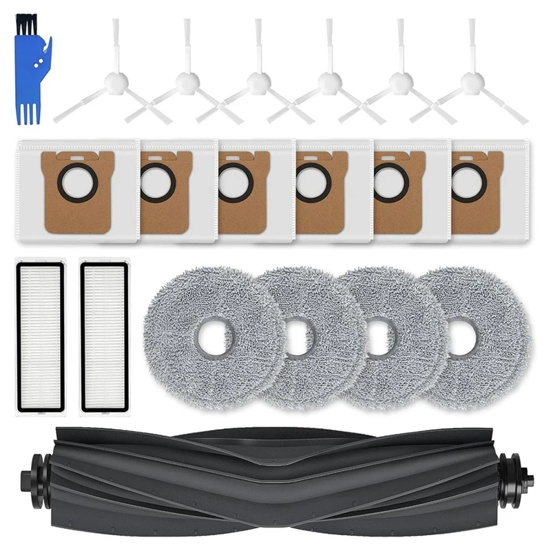 HOT！-For Dreame L10s Ultra Accessories / L10 Ultra, Replacement Accessory Main Side Brush Hepa Filters Mop Cloth Dust Bags