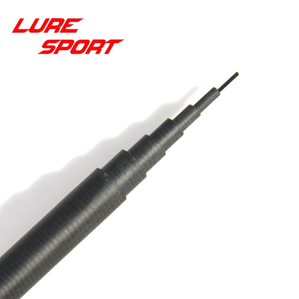 LureSport 무광 1.8m 6 섹션 2.1m 7 섹션 2.7m 8 섹션 탄소 솔리드 팁, 여행 블랭크 로드 빌딩 부품 DIY, 2 세트