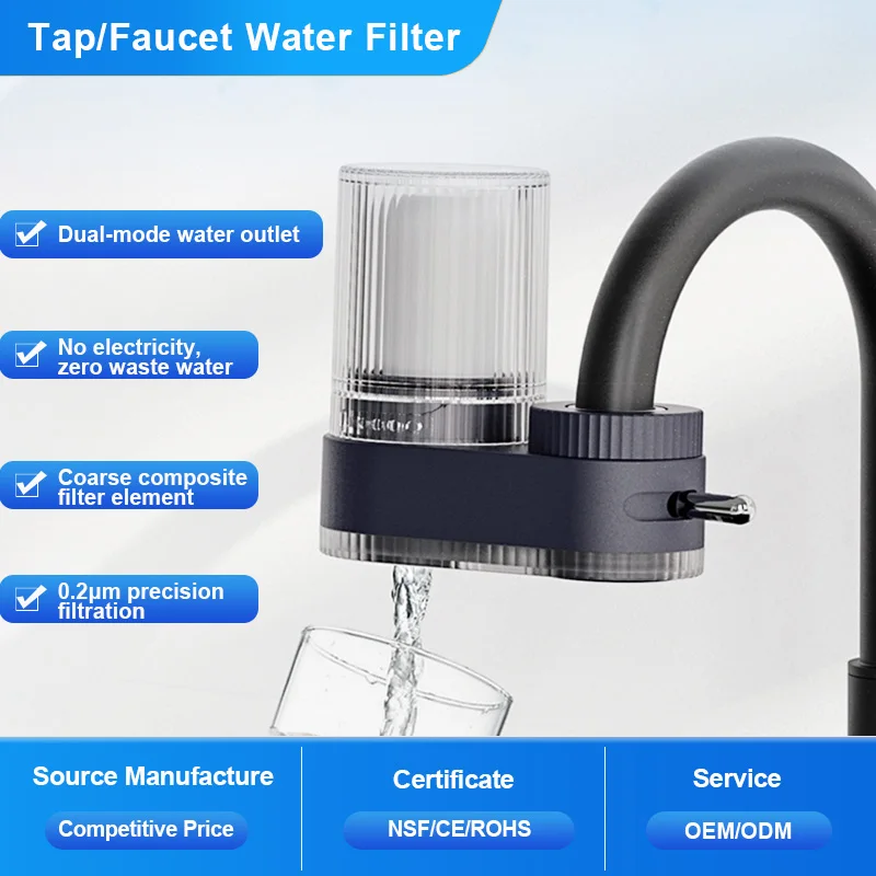 Kitchen water, filter Faucet , tap water cleaning filter Household purifier Ceramic filter Easy to install