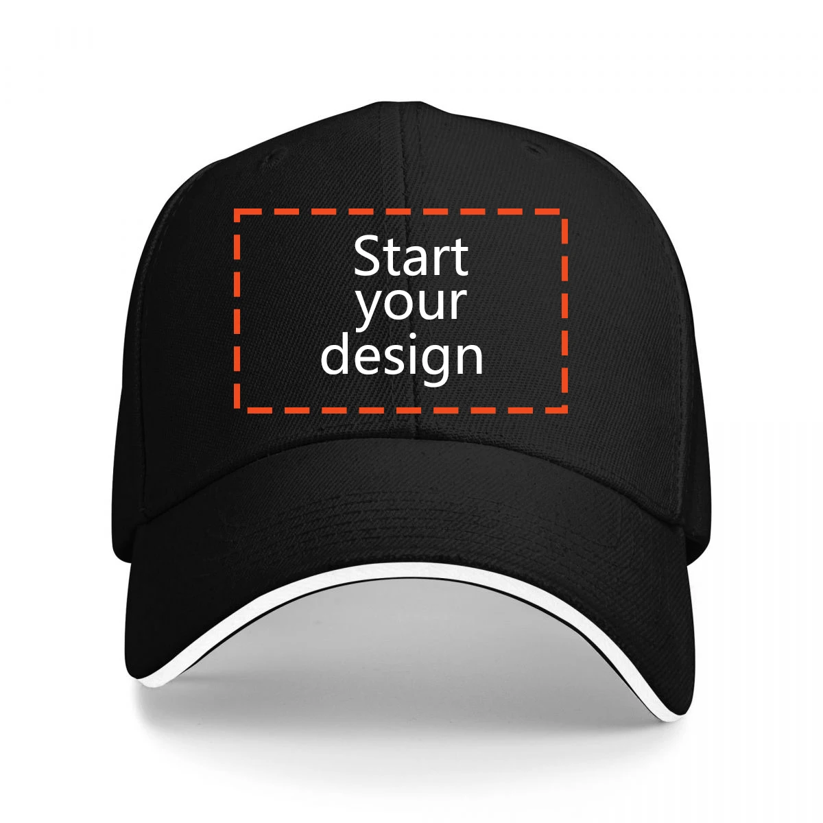 Image of Personalisierte Baseballkappe mit Eigenem Logo Dad Hat Verstellbare Sommer-Outdoor-Sportkappe für Männer und Frauen