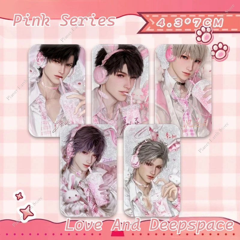 

2025 Game Love And Deepspace Sylus Xavier Zayne Rafayel Caleb Cosplay Costumes Rectangular Badge Brooch Accessories Cartoon Prop