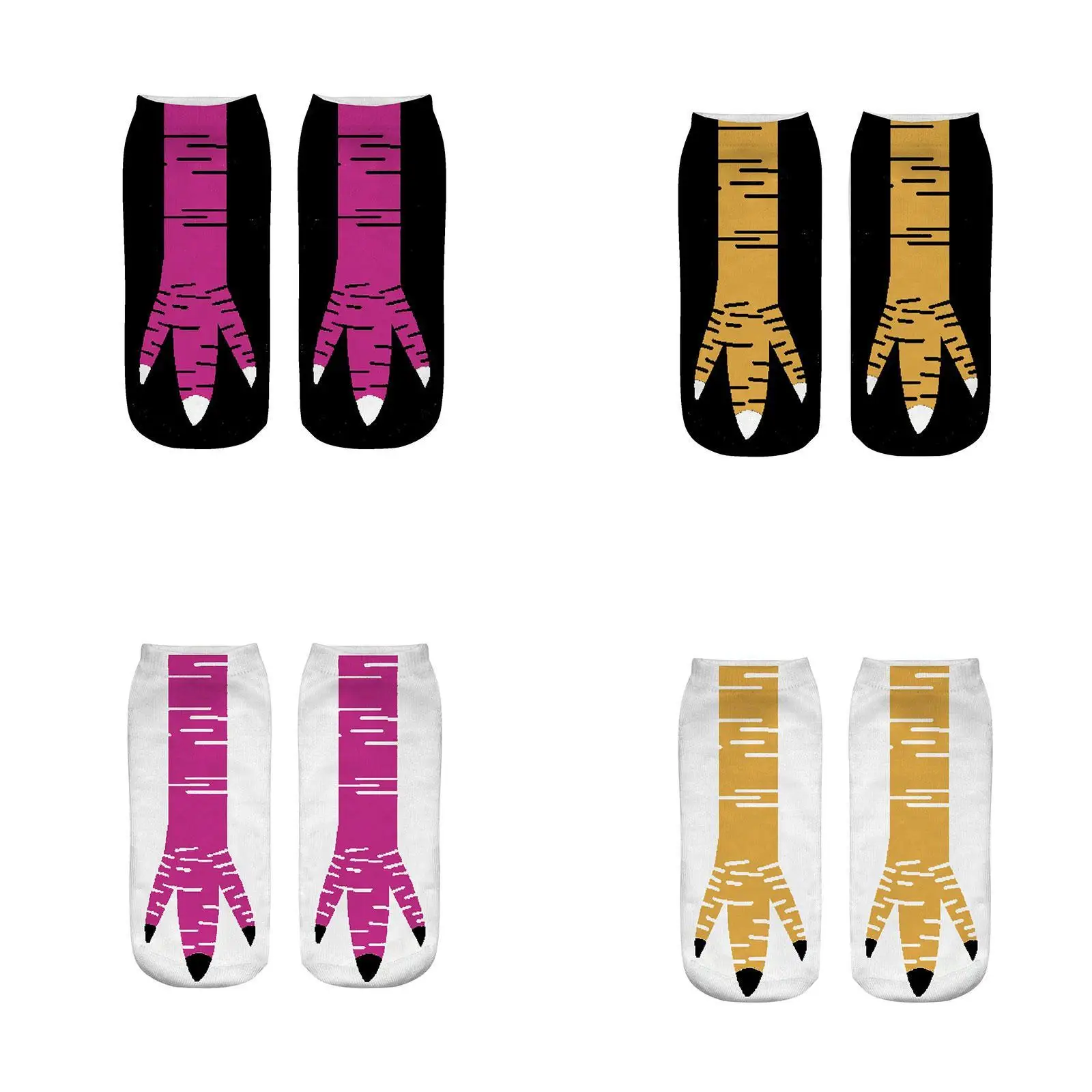 

Носки с куриными ногами, легкие впитывающие пот мягкие носки до щиколотки для подарка для косплея