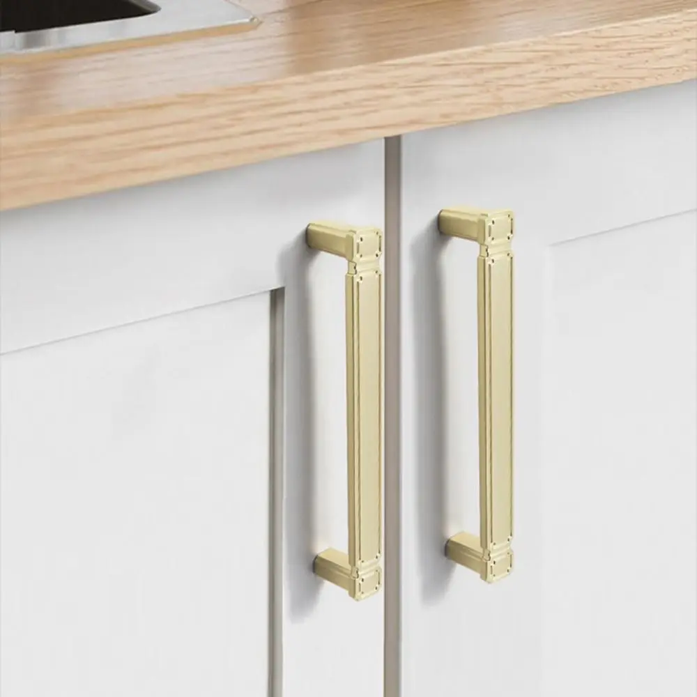 الذهب النمط الصيني مقابض للخزانة سبائك الزنك الفاخرة سبائك الزنك درج يسحب ثقب واحد جديد النمط الصيني الأجهزة الشرقية #5