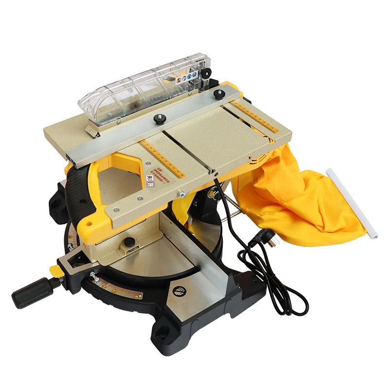 Professional Electric Wood Panel Cutter Portable Hand Compound Miter Saw Machinery Saw Machines Wood Floor Cutting Equipment