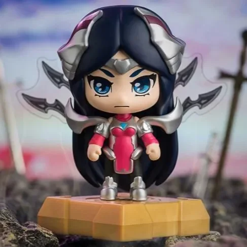 LOL League of Legends Figure Irelia Akali Zed Lee Sin Kawaii Original Anime Action Figure Toys Collcet Model Gifts