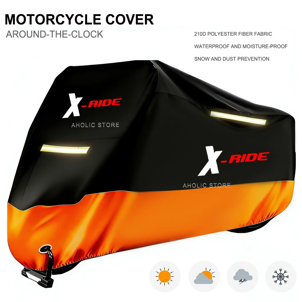 Motorcycle Cover 210D Oxford Waterproof Outdoor Indoor Dustproof Snow Proof UV Protection For Mash mash X-ride x ride50 125