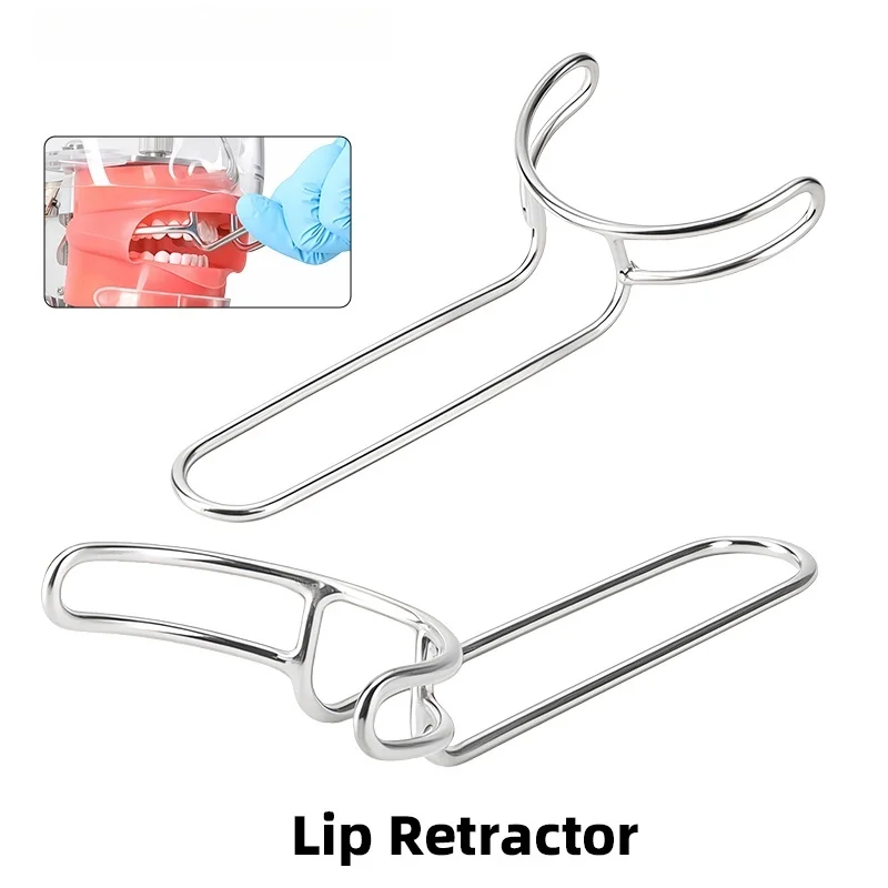 1Pcs Dental Stainless Steel Labial Corner Retractor and Mouth Opener for Dental Implant Occlusion Training – Oral Care Tools