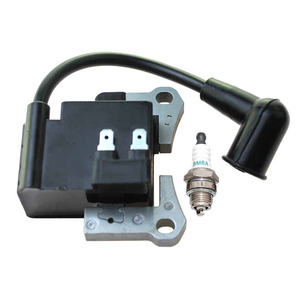 

Ignition Coil For MITSUBISHI TLE33 TLE43 TLE48 Kasei 1E40F-E.3 BC-46 CG-430 BC46 CG430 Engines Brushcutter 013666