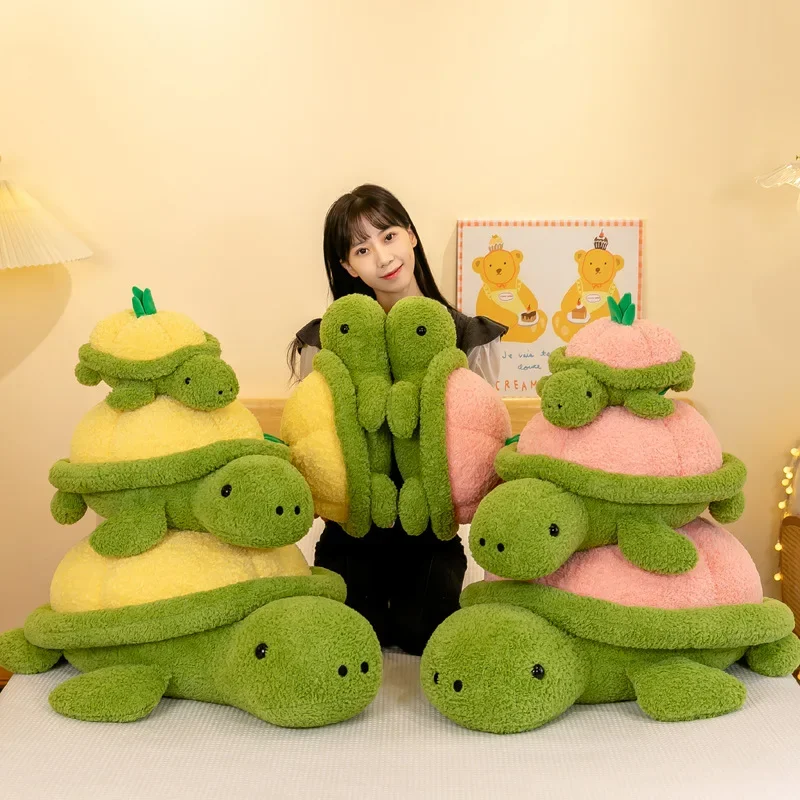 35/50/60cm Lovely Tortoise Plush Toys Kawaii Animal Dolls Stuffed Soft Animal Sea Turtle Pillow Birthday Christmas Gift Children