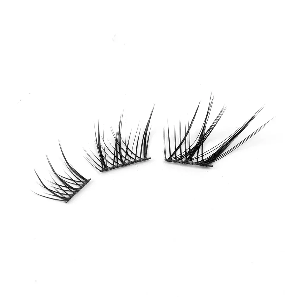 Mix Fluffy Single Cluster Eyelash Individual ciglia finte Extension segmentato Natural Mink Flying Fox Eye Lashes Makeup Tool