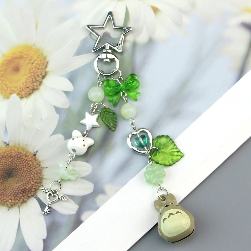 y2k Handmade Beaded Cat Lanyard Phone Pendant Bead Bag Charm Cell Phone Chain Keychain Girl Gifts view 6