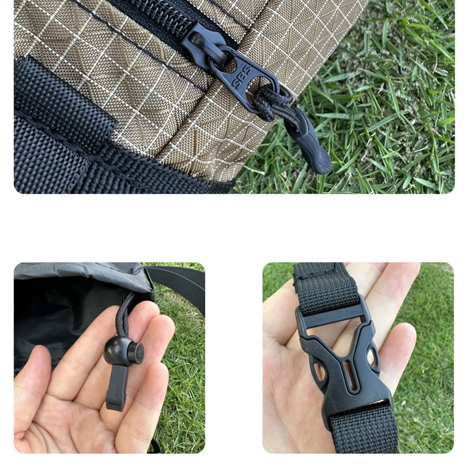 Bolsa de magnesio para escalada, cubo grande de fácil acceso con bolsillo con cremallera, bolsa de magnesio para levantamiento de pesas, bolsa para equipo deportivo para deportes de interior y exterior