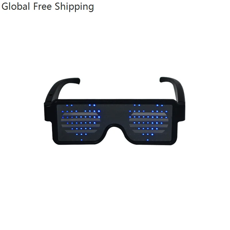 Fashion Night Decorative Light-up Glasses For Cosplay Glowing Spectacles For Men Women Festival Bar Party Sunglasses Accessories