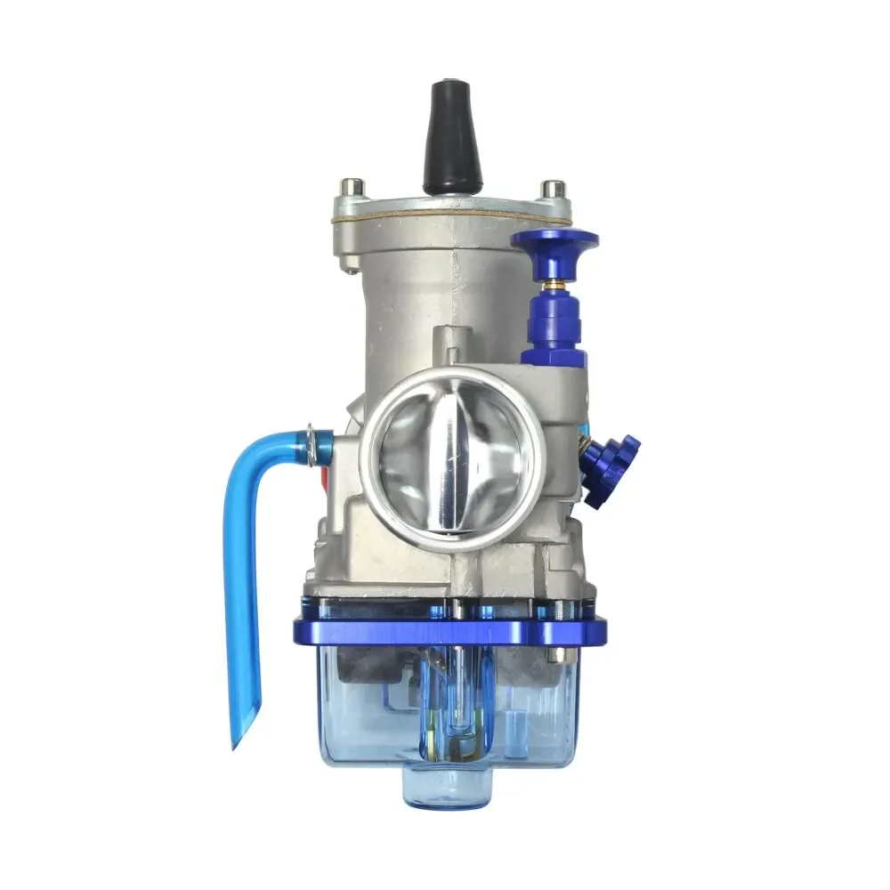 Motorcycle Carburetor 2T 4T Blue Transparent Cover Bowl For Keihin Koso OKO YZ85 Power Jet PWK 21 24 26 28 30 32 34mm Carburador