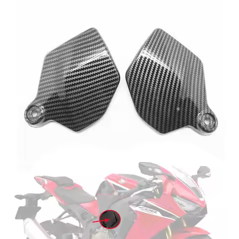 Motorcycle Accessories Carbon Fiber Side Upper Frame Cover Fairing Trim Cowls For Honda CBR1000RR CBR 1000 RR 2017 2018 2019