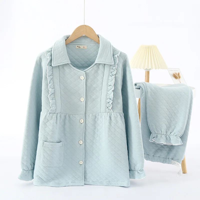 

Women's Clothing Pajamas Winter Thicken Keep Warm Hit Product New Product At Home Outdoors Comfortable Ventilate Sleep Suit