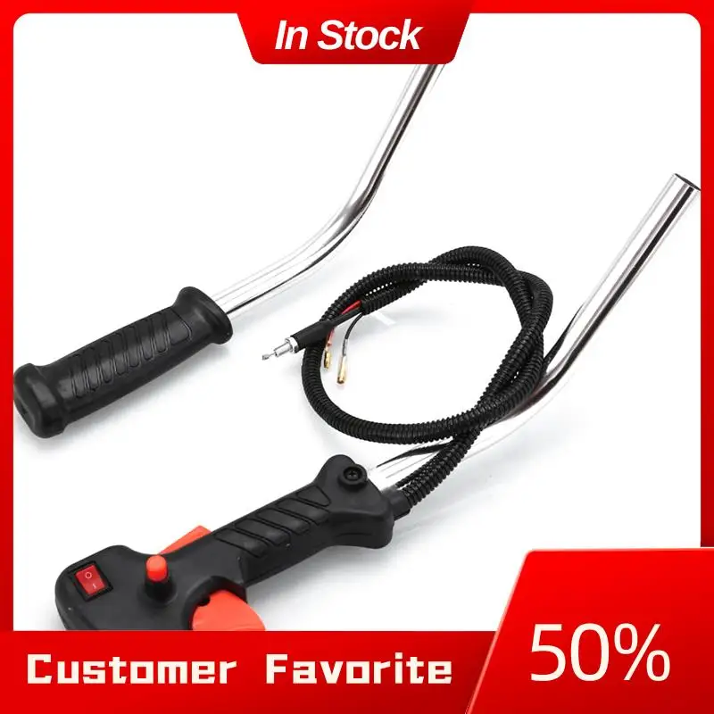 AT03 Maniglia del tubo superiore Cavo di attivazione dell'acceleratore Parti per decespugliatore in alluminio Accessorio Interruttore di controllo del decespugliatore Forniture da giardino
