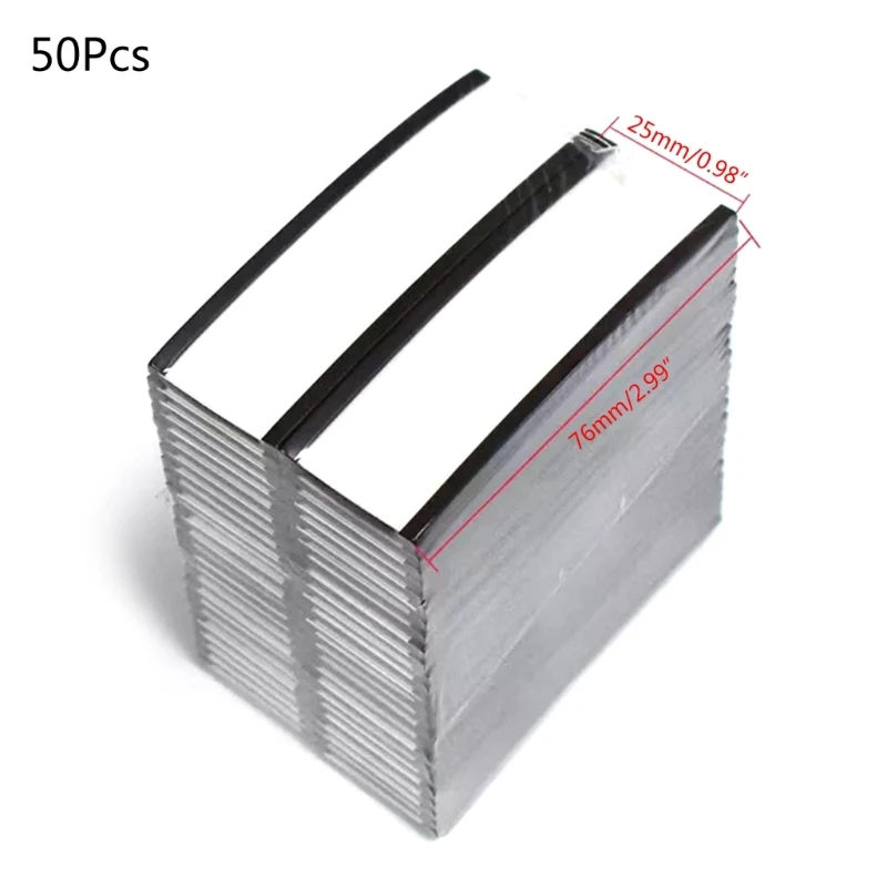 30/50x/مجموعة حاملي بطاقات البيانات المغناطيسية مع طبقة واقية للسوبر ماركت