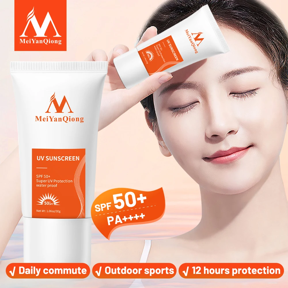 

MeiYanQiong Sunscreen SPF50+ Whitening Repair Sunblock Skin Protective Cream Anti-sensitive Oil-control Moisturizing Isolation