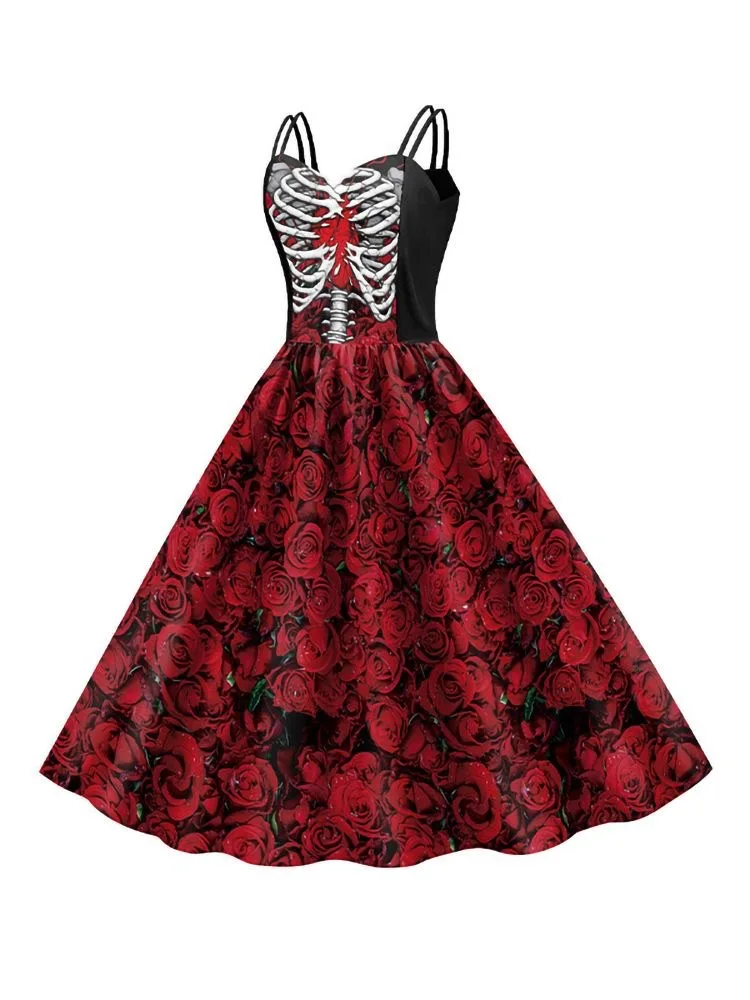 Adult Halloween Cosplay Vampire Costume Girl Black Tutu Dress Carnival Costumes for Girl Gothic Horror Clothes Halloween Gifts - view 5