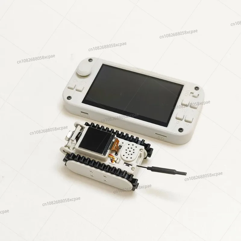 

Applicable to wireless video trolley, pipeline robot, crawler ESP32 scan code networking