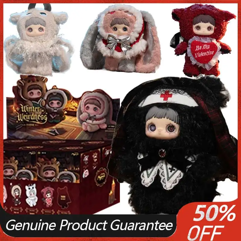 

Модная слепая коробка, игрушки, Moldy Winter Bizarre, виниловая слепая коробка, милые формованные подвесные украшения, рождественские подарки для девочек