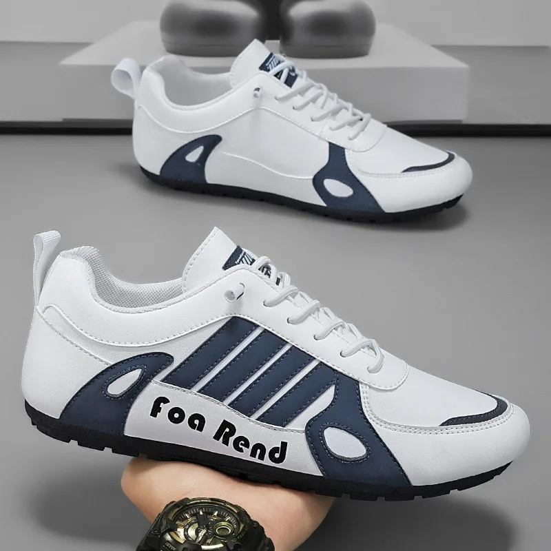 

Men Shoes Flat Loafers Fashion Casual Sneaker Non Slip Comfort Run Shoe Soft Sole Breathable Leather Men Shoes Zapatillas Hombre