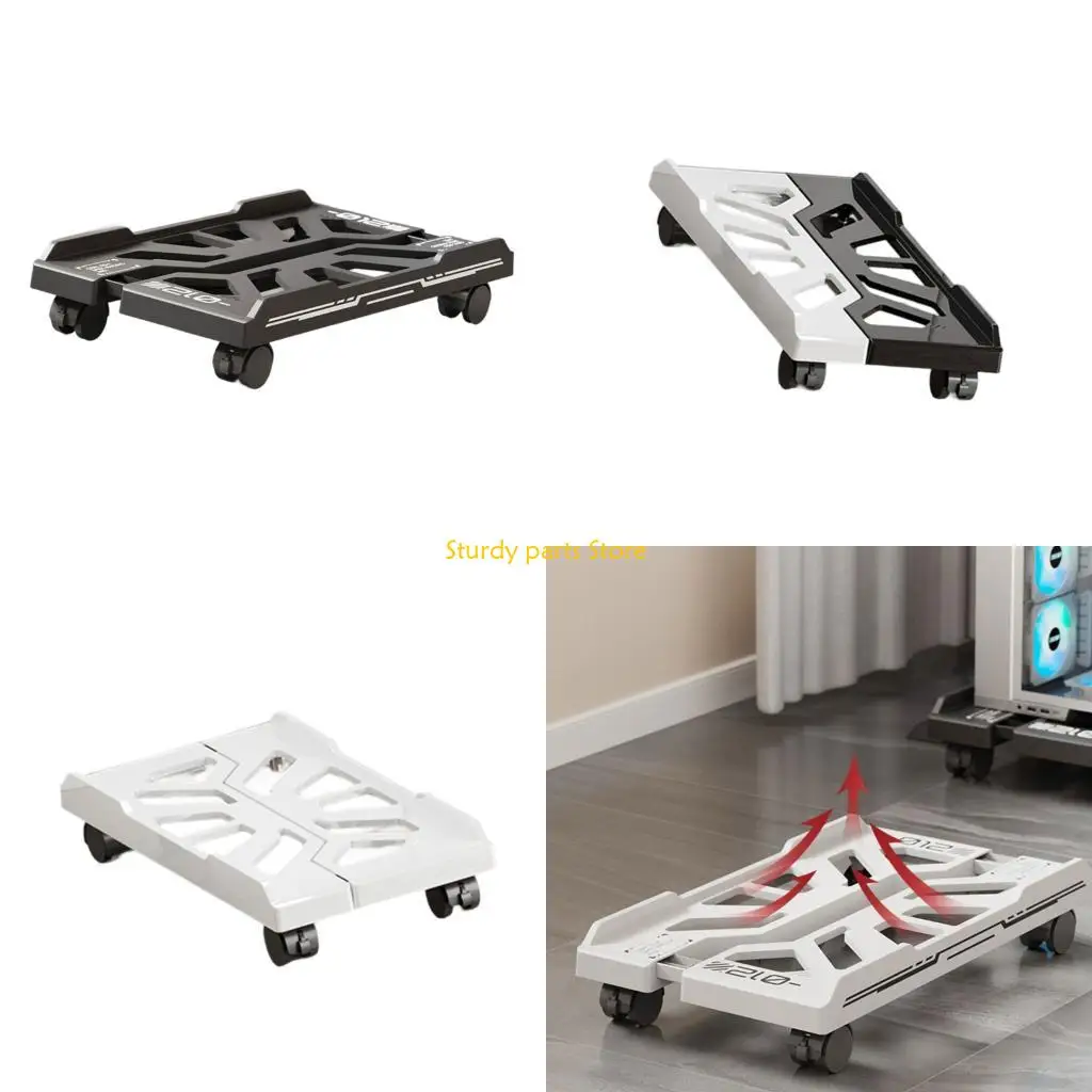 97qc-mobile-pc-cart-stand-replacement-computer-tower-metal-rolling-stand-adjustable-mobile-cpu-stand-with-4-casters-wheel