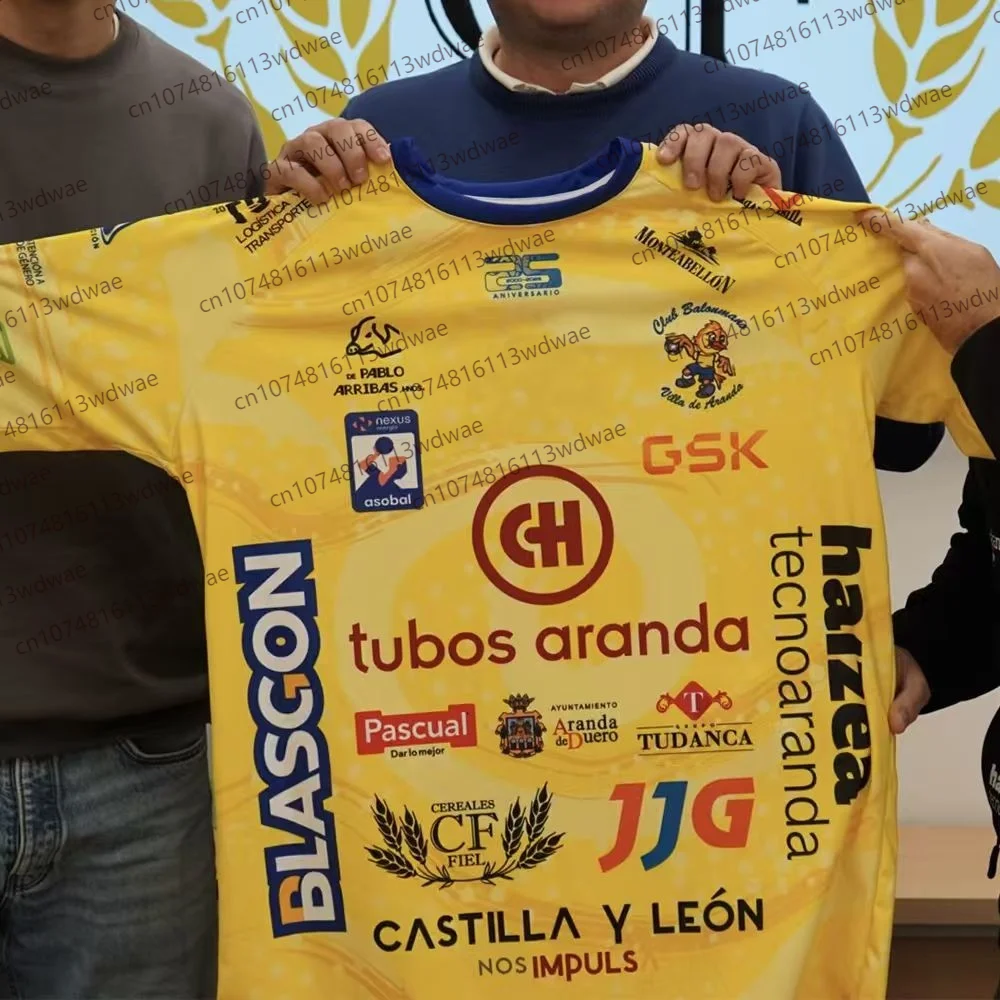 2026 España TUBOS ARANDA VILLA DE ARANDAHandball camisa juvenil chico ropa deportiva entrenamiento balonmano uniforme transpirable balonmano Jersey