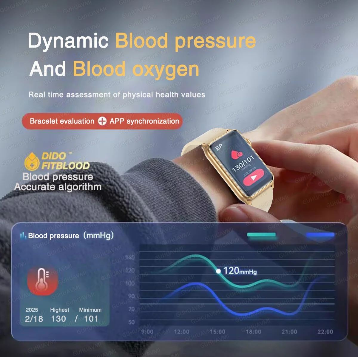 2026 New AI Medical Diagnosis Smart Bracelet Men Blood Sugar Blood pressure uric acid Heart rate BT call Health Smartwatch Woman