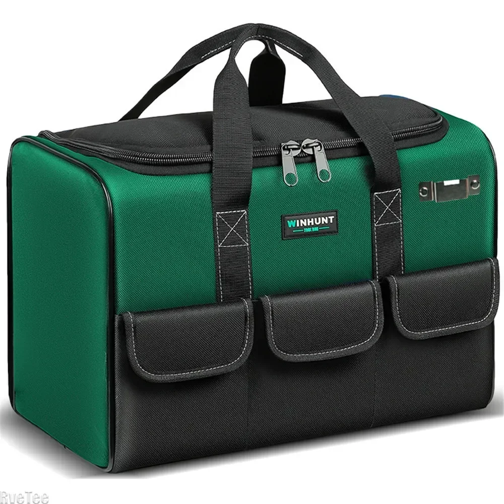 Imagem -05 - Bolsa de Ferramentas Quadrado Multi Bolsos com Suporte de Fita Métrica Grande Capacidade Organizador de Ferramentas à Prova Impermeável Água para Eletricista Marceneiro Novo