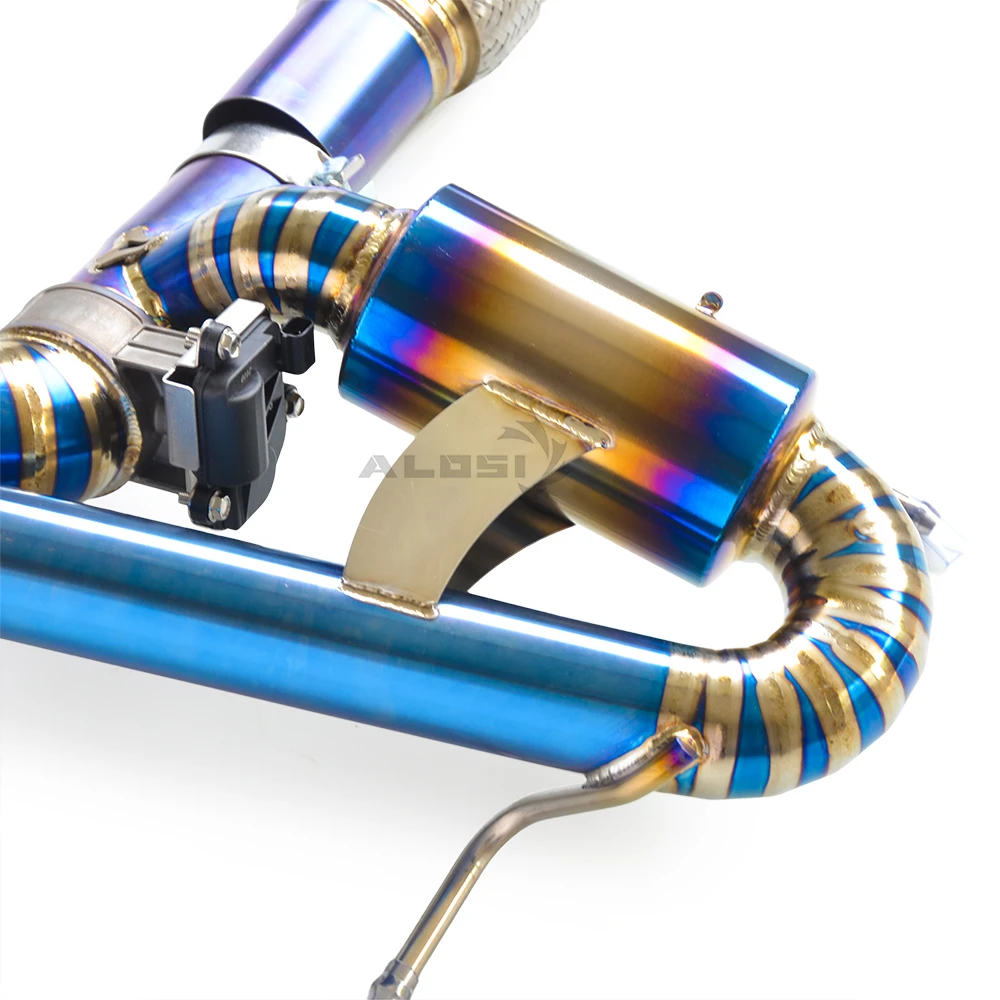 

Suitable for Chevrolet Corvette C8 Z06 2019-2023 customized ALOSI high-performance titanium exhaust pipe with insulation layer