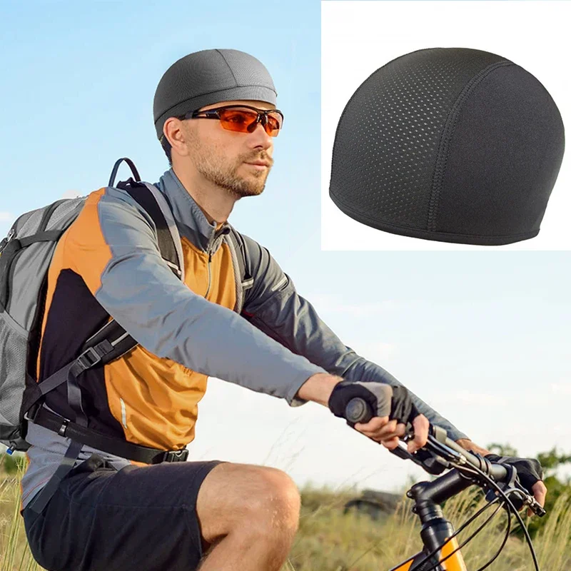 Motorcycle Helmet Inner Cap Hat Quick Dry Breathable Hat Racing Cap Under Helmet Cap Motor Helmet Hat Helmets Moto Equipments