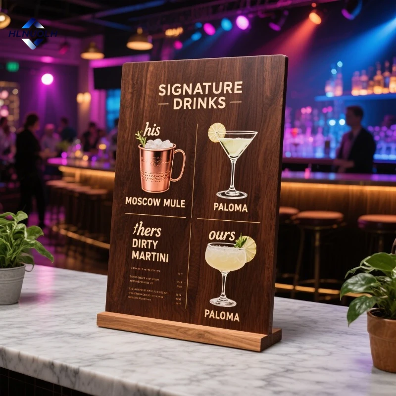 

Custom Signature Drinks Sign Wedding Bar Menu Sign Signature Cocktails Signage Custom Wood Wedding His Hers Ours Bar Signage