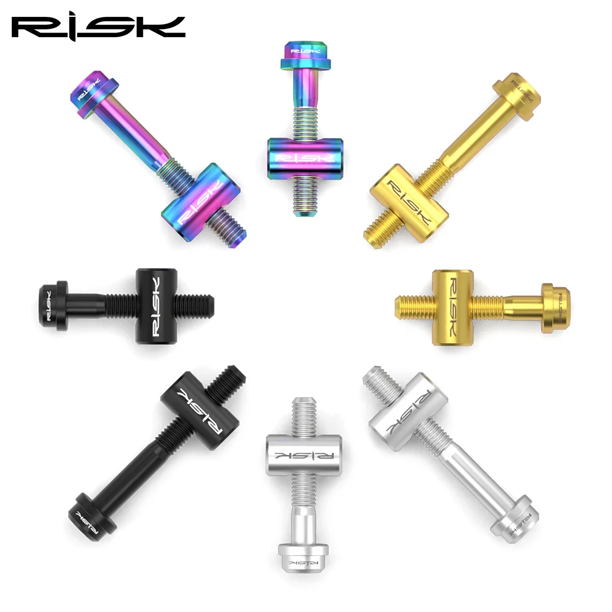 Bicycle Seat Post Fixing Bolts, Titanium Alloy, MTB Road Bike Seatpost, Saddle Fixed Screws, M5 *30, M5 *40, Cycling Accessories