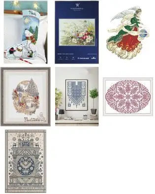 PDF by E-mail Selling 5-64 Cross Stich Embroidery set Electronic drawing Cross Stich Needlework