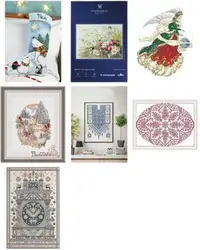 PDF by E-mail Selling 5-64 Cross Stich Embroidery set Electronic drawing Cross Stich Needlework