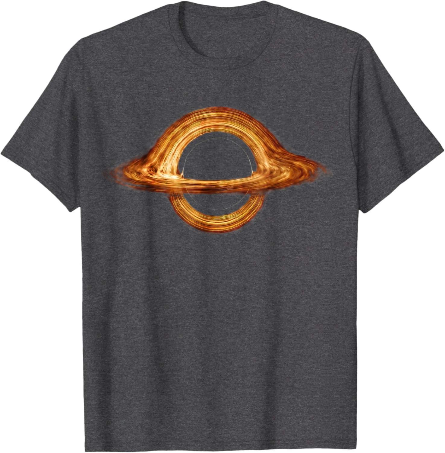 Black Hole Accretion Disk Astrophysics Physics Concept T-Shirt Unisex Summer Streetwear Tops Camiseta Hombre Harajuku