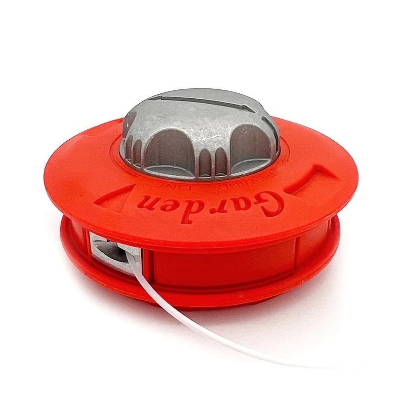 Universal Aluminum Bump Feed Line Trimmer Head Replacement, Durable Strimmer Grass Brush Cutter Weed Eater Spare Parts