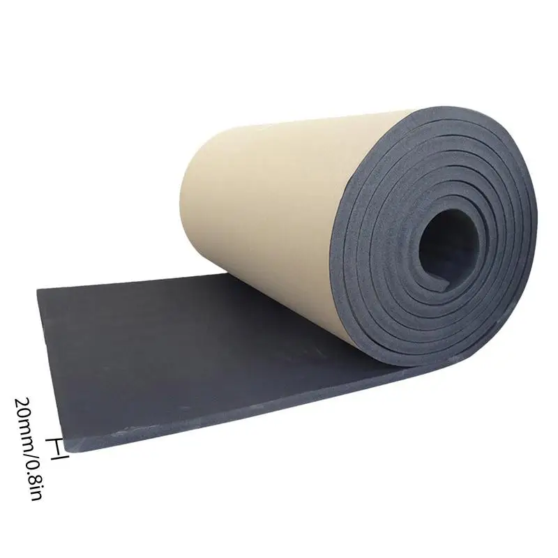 Deadener Sound Noise Proof Insulation Deadening Thermal Insulation Sticker 5mm/10mm Car Hood Engine Firewall Heat Mat