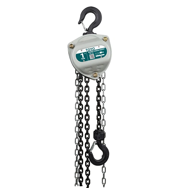 China Manufacturer Hand Block 5T 1 2 3 5 10 Ton Manual Pulley Toyo Block Chain Hoist