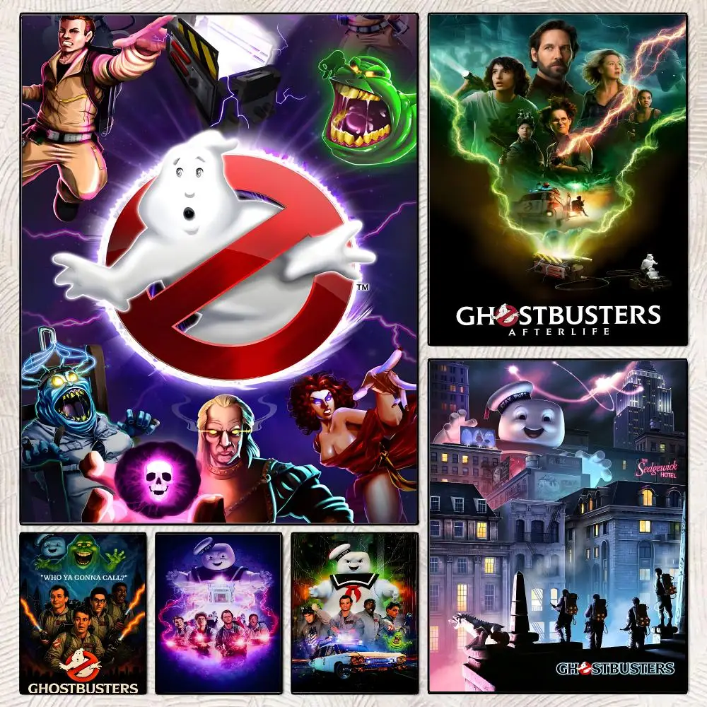 Horror Film G-Ghostbusters Poster Decorative Wall Art Stickers Mural For Home Living Room Hallway Decor Gift