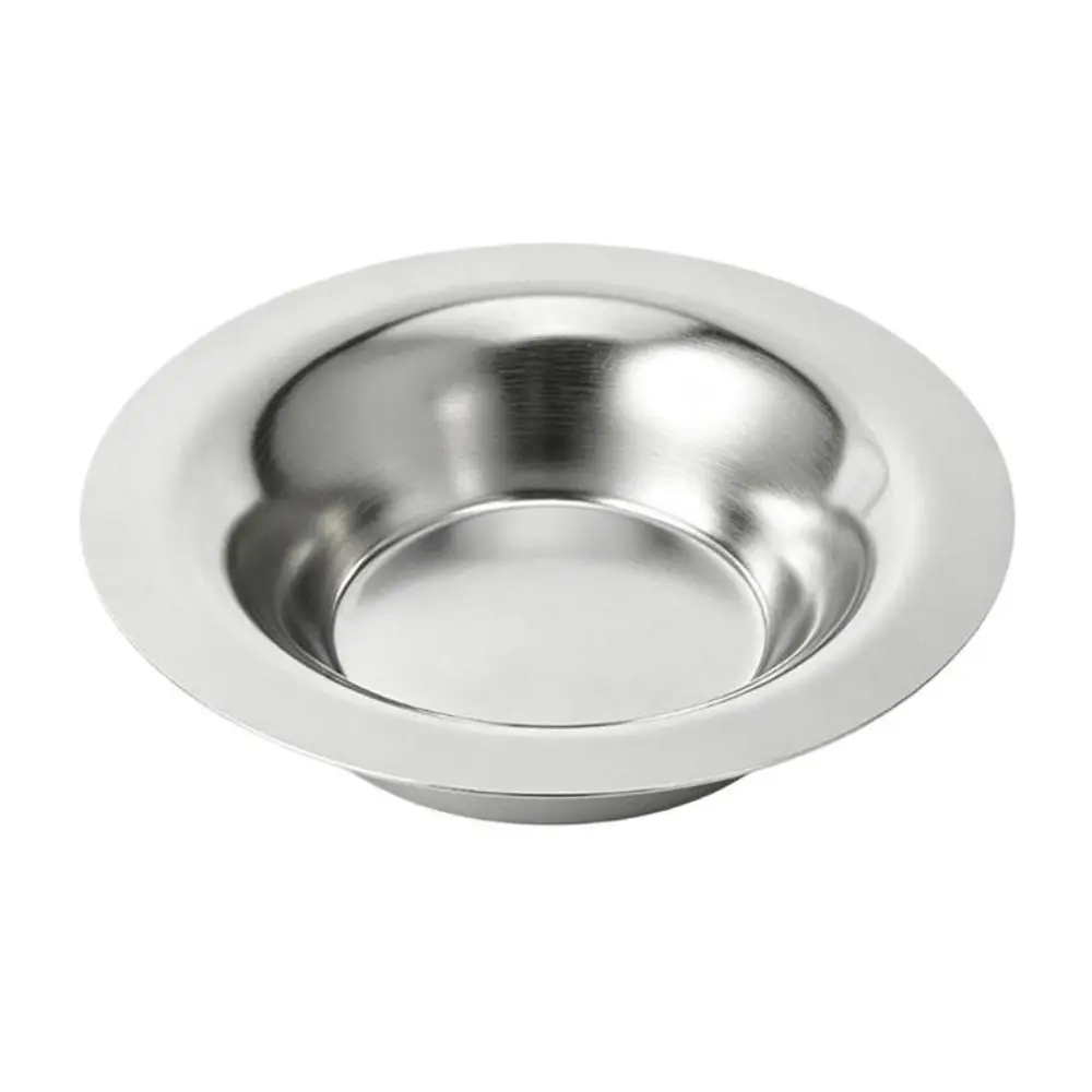 Stainless Steel Candle Replacement Plate Silver Replaceable Candle Holder Plate Round Shape Wax Warmer Dish